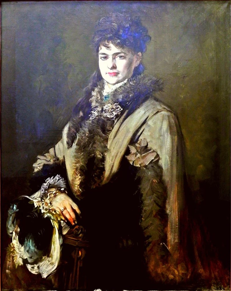 Ritratto di dama (Cecilie von Munkascy) - Führermuseum, Linz